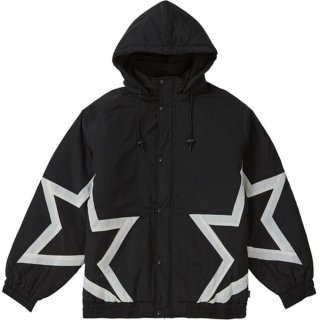 Supreme Stars Puffy Jacket- Black