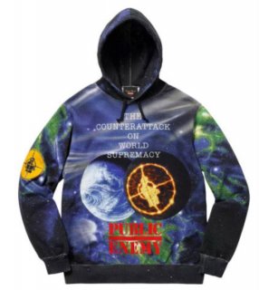 Supreme UNDERCOVER/Public Enemy Hooded Sweatshirt- Multi